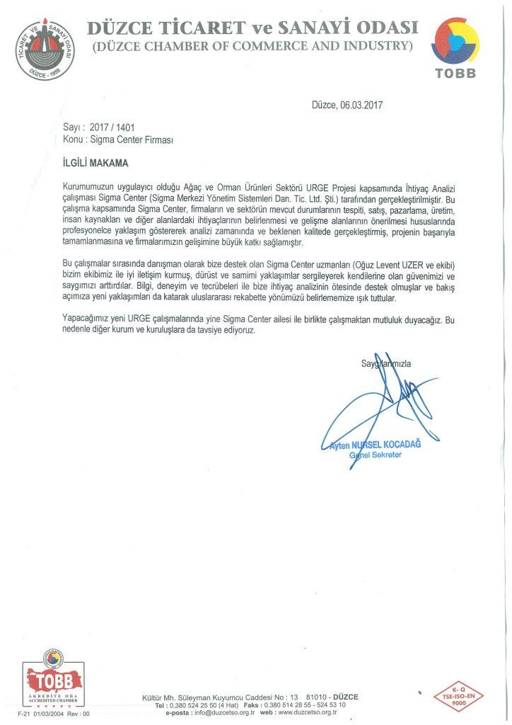 Düzce Ticaret ve Sanayi Odası